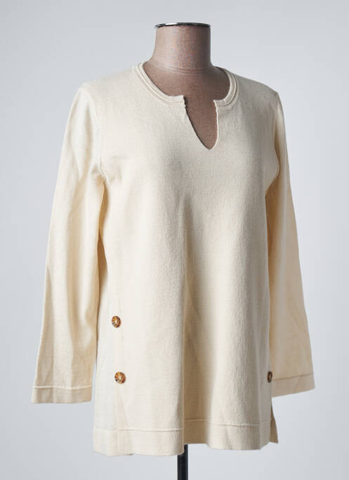 Pulover tunică bej MARIA BELLENTANI femeie