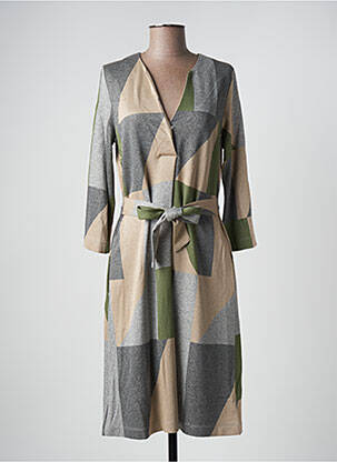 Rochie midi gri MARIA BELLENTANI femeie