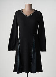 Rochie scurtă mâneci lungi mâneci lungi negru LO! LES FILLES femeie