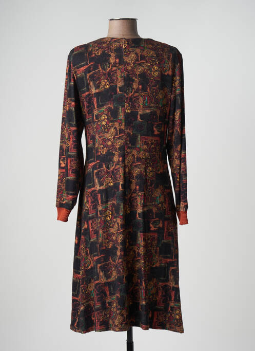 Rochie midi portocaliu GEVANA femeie