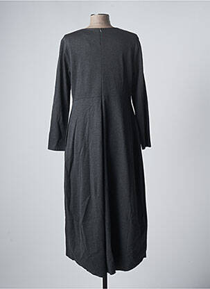 Rochie lungă mâneci lungi mâneci lungi gri ELEONORA AMADEI femeie