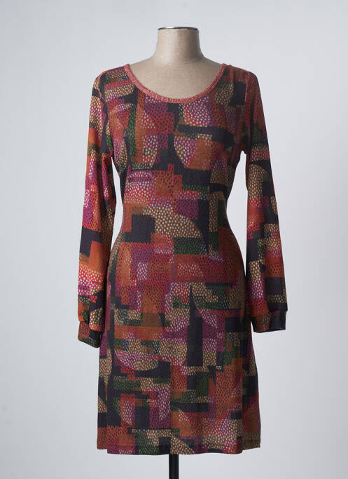 Rochie midi portocaliu LO! LES FILLES femeie