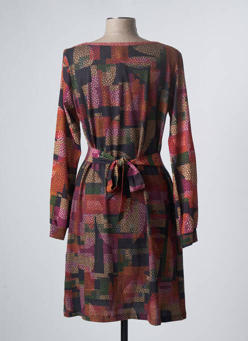 Rochie midi portocaliu LO! LES FILLES femeie