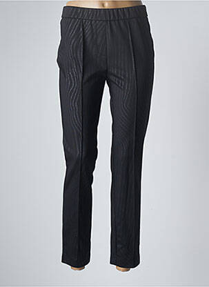 Pantalon slim talie elastică mărime normală negru TONI femeie