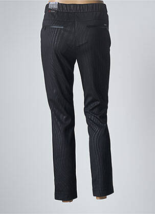 Pantalon slim talie elastică mărime normală negru TONI femeie