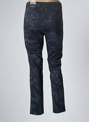 Pantalon slim talie elastică mărime normală albastru TONI femeie