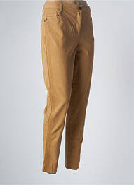 Pantalon slim elasticitate mărime normală maro FUEGO WOMAN femme
