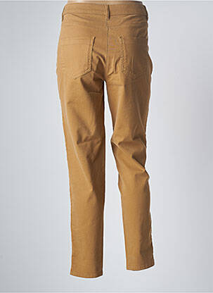 Pantalon slim elasticitate mărime normală maro FUEGO WOMAN femeie