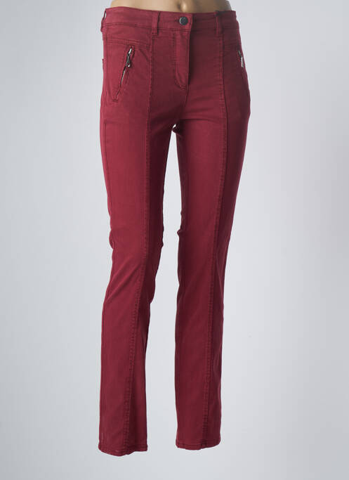 Pantalon slim roșu TONI femeie