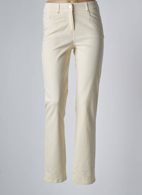 Pantalon slim bej PAUSE CAFE femeie