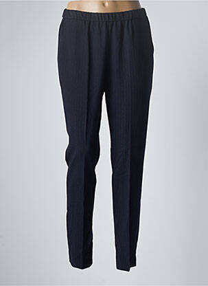 Pantalon slim talie elastică mărime normală negru GEVANA femeie