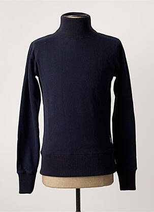 Pulover cu guler înalt albastru FRENCH DISORDER bărbat