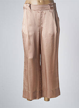 Pantalon larg bej SANFASON femeie