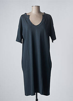 Rochie midi mâneci scurte mâneci scurte negru SANFASON femeie