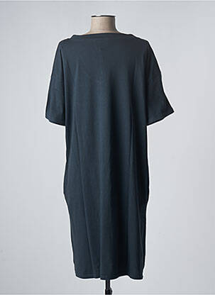 Rochie midi mâneci scurte mâneci scurte negru SANFASON femeie