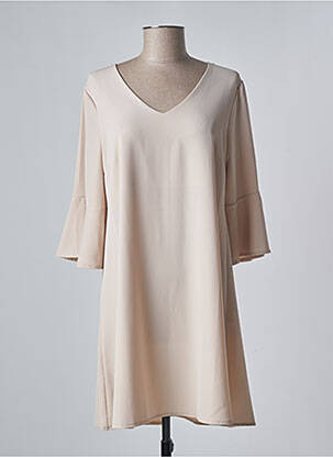 Rochie scurtă bej INFINITIF femeie