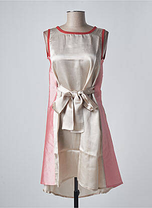 Rochie midi bej SANFASON femeie