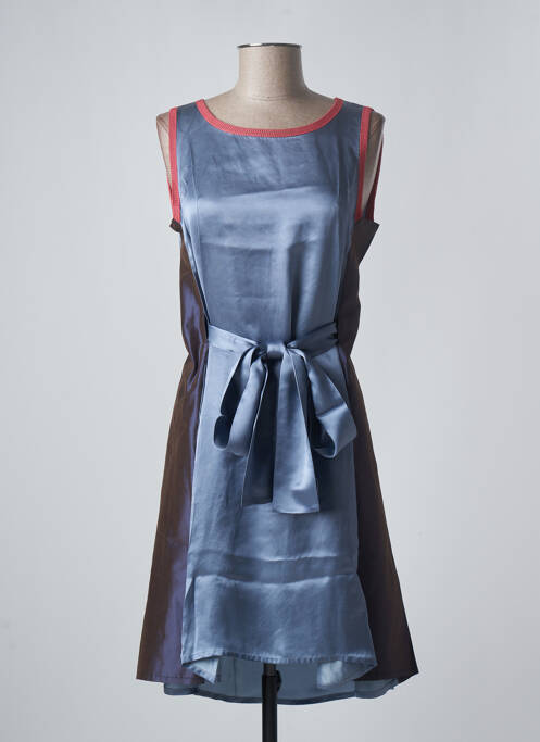 Rochie midi gri SANFASON femeie