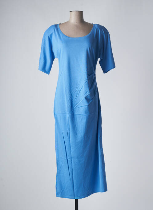 Rochie lungă albastru SANFASON femeie