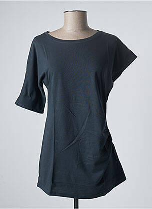 Tricou elasticitate mâneci scurte gri SANFASON femeie