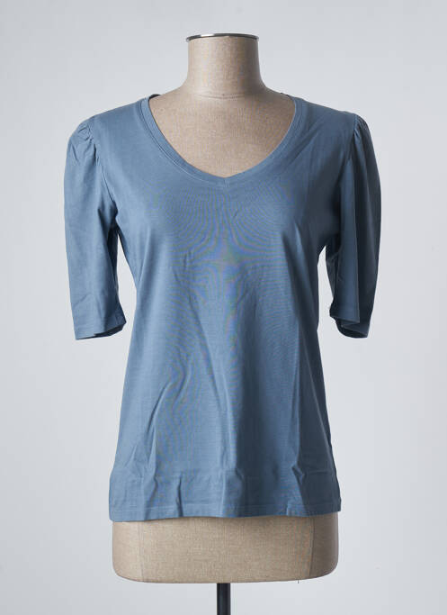 Top albastru SANFASON femeie