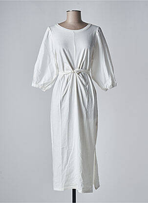 Rochie lungă alb SANFASON femeie