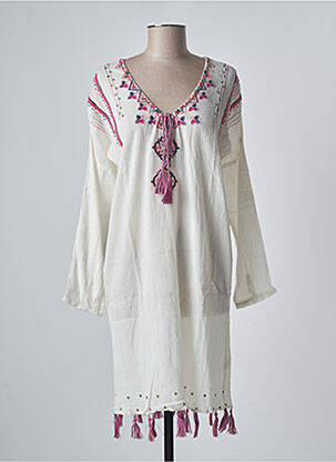 Rochie midi bej NINA KAUFMANN femeie