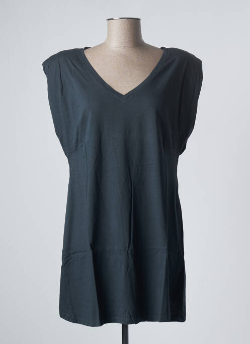 Tunică mâneci scurte gri SANFASON femeie