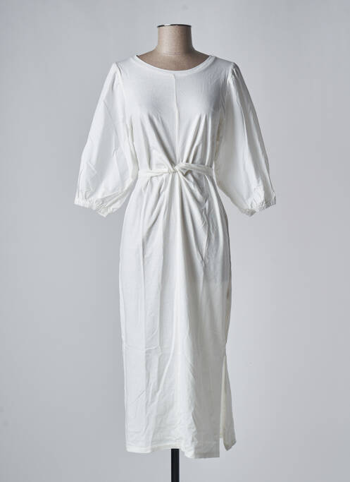 Rochie lungă alb SANFASON femeie