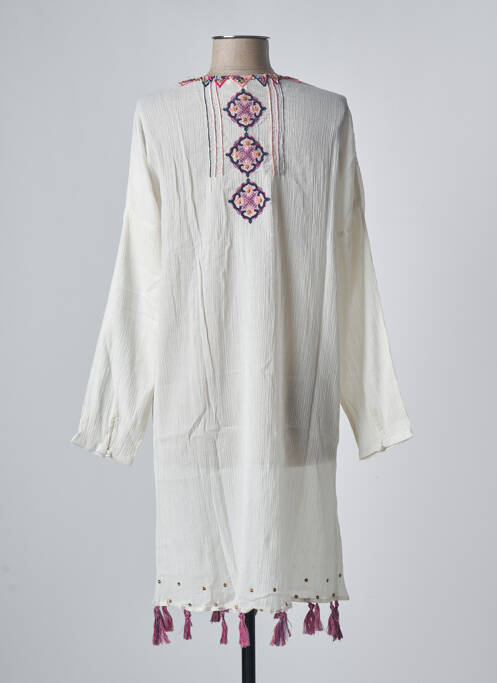 Rochie midi bej NINA KAUFMANN femeie