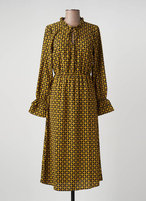 Rochie midi galben JDY femeie