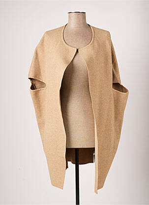 Vestă cu mâneci scurte bej TUZZI femeie