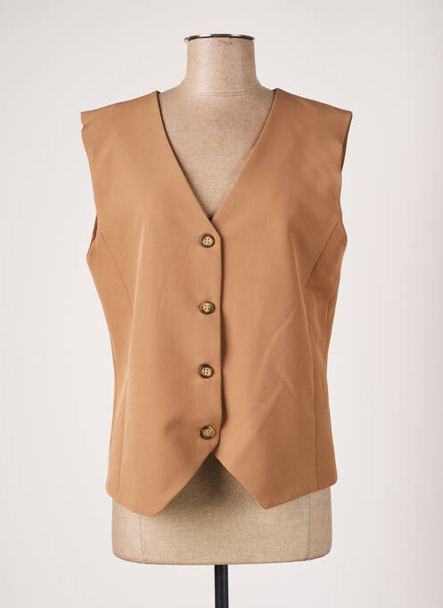 Vestă fără mâneci maro LES ACOLYTES femeie