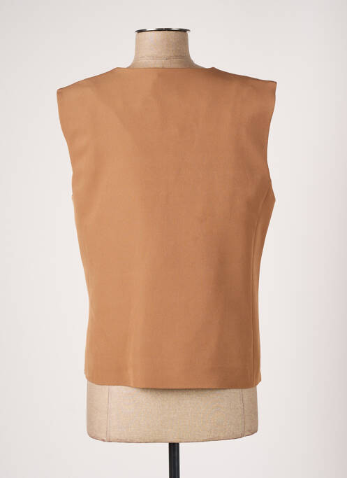 Vestă fără mâneci maro LES ACOLYTES femeie