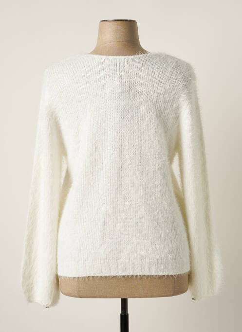 Vestă cu mâneci lungi alb MARBLE femeie