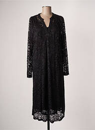 Rochie midi mâneci lungi mâneci lungi negru CISO femeie