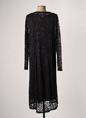 Rochie midi mâneci lungi mâneci lungi negru CISO femeie