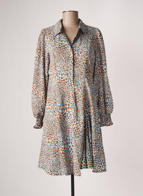 Rochie midi bej MARBLE femeie