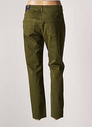 Pantalon 7/8 țesătură poplin mărime normală verde JENSEN femeie