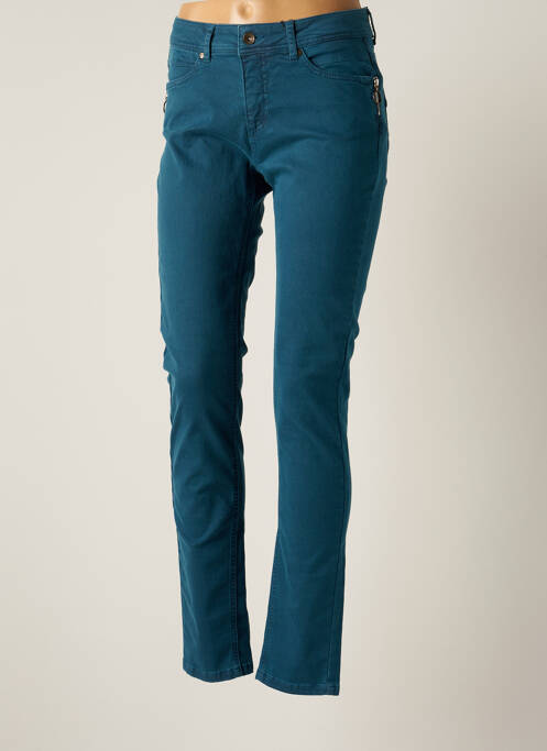 Pantalon slim albastru JENSEN femeie