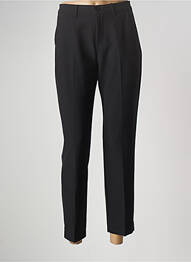 Pantalon chino țesătură poplin mărime normală negru JENSEN femme
