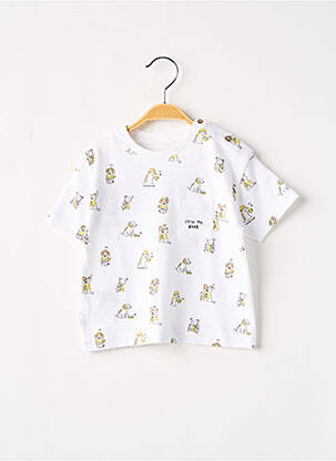 Tricou alb MAYORAL băiat