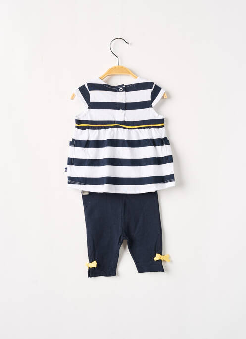 Set sus/jos albastru WEEK END A LA MER fată