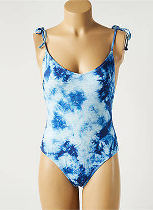 Costum de baie dintr-o singură piesă albastru MON PETIT BIKINI femeie