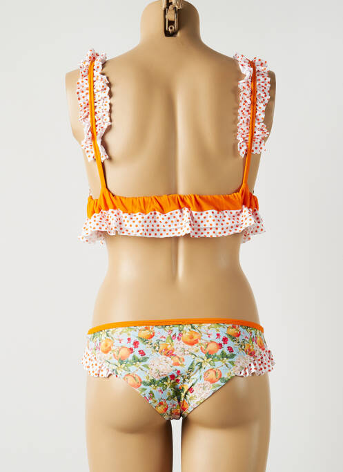 Costum de baie din două piese portocaliu KITESS femeie