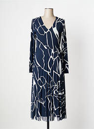 Rochie lungă mâneci lungi mâneci lungi albastru STREET ONE femme