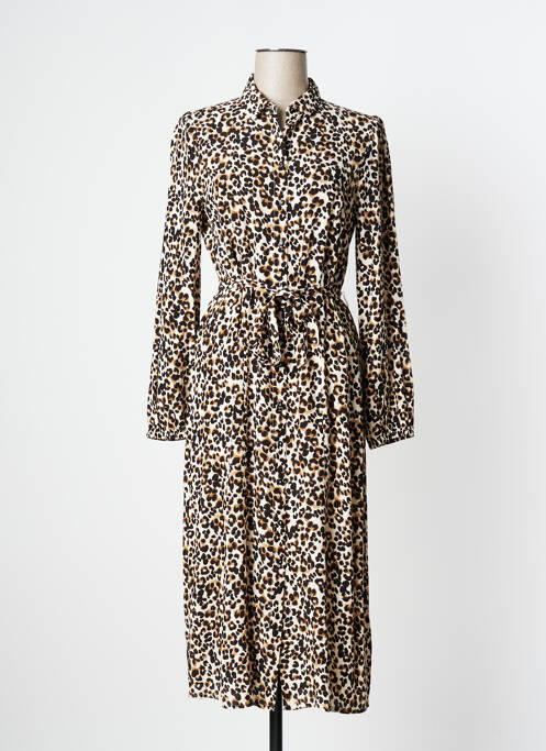 Rochie midi bej ICHI femeie