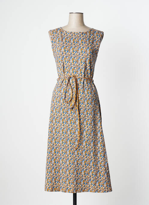 Rochie midi galben TRANQUILLO femeie