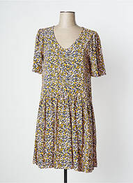 Rochie midi mâneci scurte mâneci scurte roz BLUTSGESCHWISTER femeie