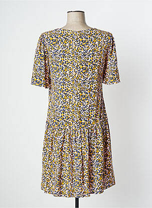 Rochie midi mâneci scurte mâneci scurte roz BLUTSGESCHWISTER femeie